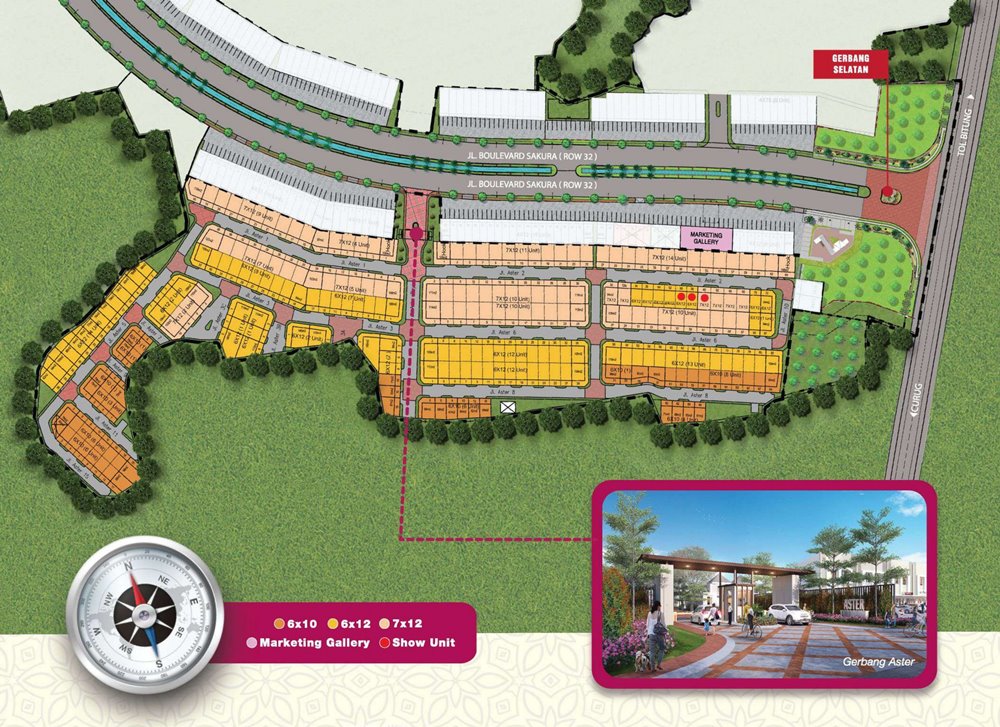 aster siteplan